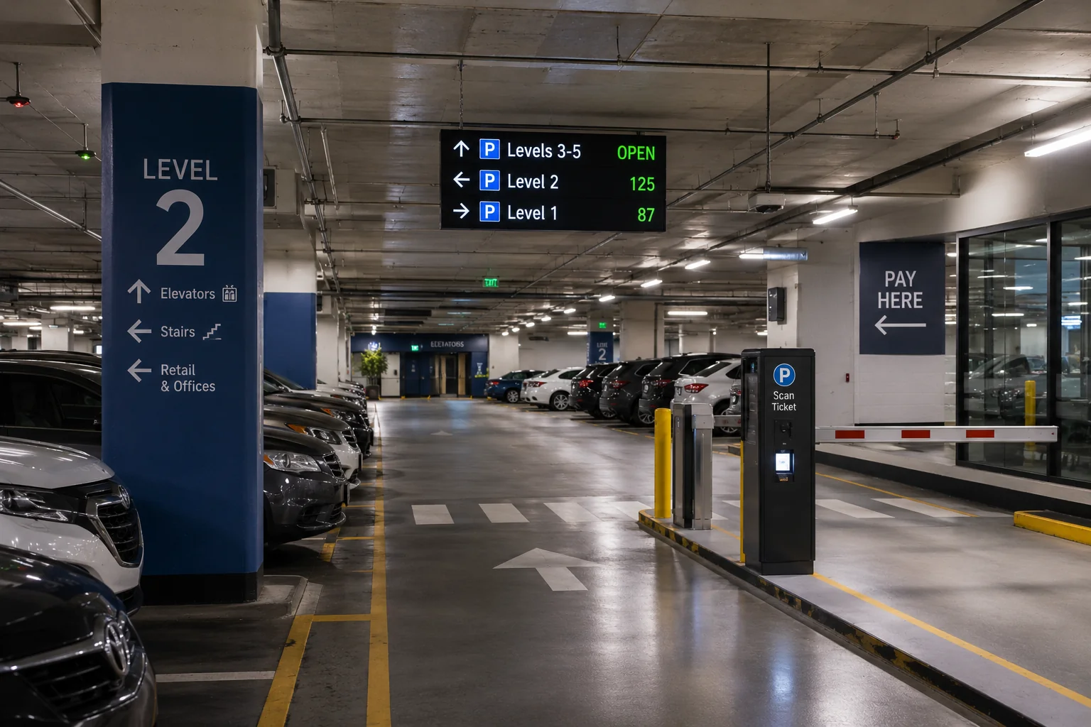 Indoor Smart Parking Management business case cover